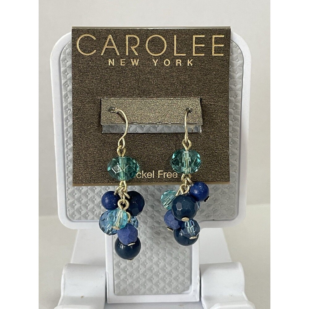 Carolee Colorful Beaded Dangle Earrings - 2 Color earrings New